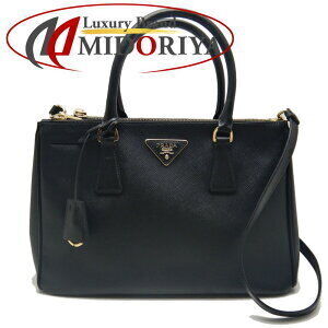 Prada Galleria Handbag Saffiano Lux Nero Black